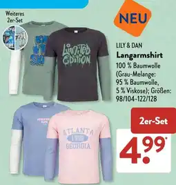 Aldi Süd LILY & DAN Langarmshirt Angebot