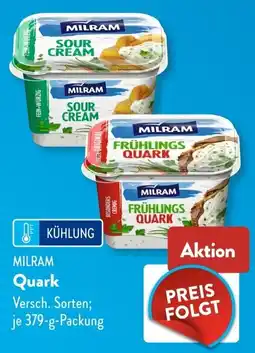 Aldi Süd MILRAM Quark Angebot