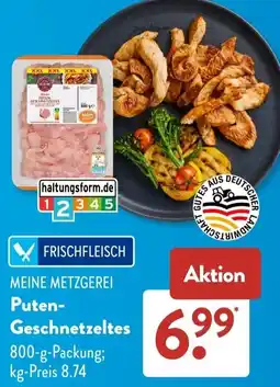 Aldi Süd Puten-Geschnetzeltes Angebot