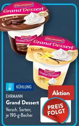 Aldi Süd Ehrmann Grand Dessert Angebot
