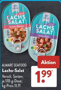 Aldi Süd ALMARE SEAFOOD Lachs-Salat Angebot
