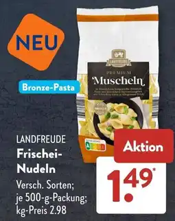 Aldi Süd LANDFREUDE Frischei-Nudeln Angebot