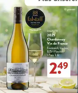 Aldi Süd CHARETTE 2025 Chardonnay Vin de France Angebot