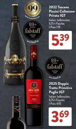 Aldi Süd 2022 Toscana Piccini Collezione Privata IGT Angebot