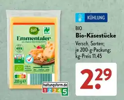 Aldi Süd Emmentaler Bio-Käse Angebot