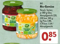 Aldi Süd bio Bio-Gemüse Angebot