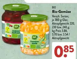 Aldi Süd BIO Bio-Gemüse Angebot
