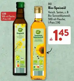 Aldi Süd Bio-Speiseöl Angebot