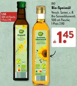 Aldi Süd BIO Bio-Speiseöl Angebot