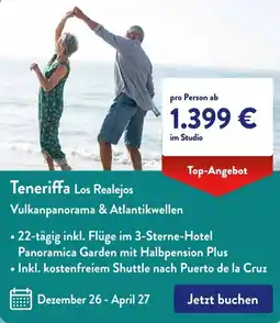 Aldi Süd Teneriffa Los Realejos Vulkanpanorama & Atlantikwellen Angebot