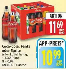 nah & gut Coca-Cola, Fanta oder Sprite Angebot