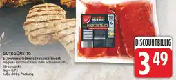 nah & gut GUT&GÜNSTIG Schweinerückensteak mariniert Angebot