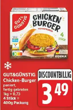 nah & gut GUT&GÜNSTIG Chicken-Burger Angebot