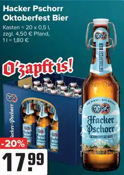 Logo Getränkemarkt Hacker Pschorr Oktoberfest Bier Angebot