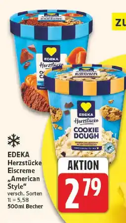 nah & gut EDEKA Herzstücke Eiscreme ,,American Style" Angebot