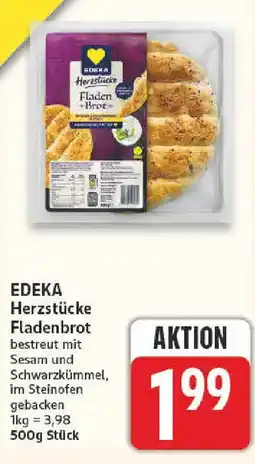 nah & gut EDEKA Herzstücke Fladenbrot Angebot