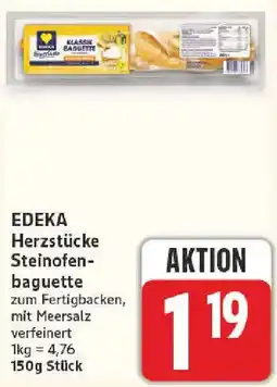 nah & gut EDEKA Herzstücke Steinofenbaguette Angebot