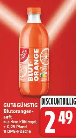 nah & gut GUT&GÜNSTIG Blutorangensaft Angebot