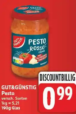 nah & gut GUT&GÜNSTIG Pesto Angebot