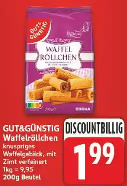 nah & gut GUT&GÜNSTIG Waffelröllchen Angebot