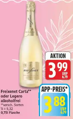 nah & gut Freixenet Carta oder Legero alkoholfrei Angebot