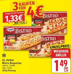 nah & gut Dr. Oetker Bistro Bistro Baguettes Angebot