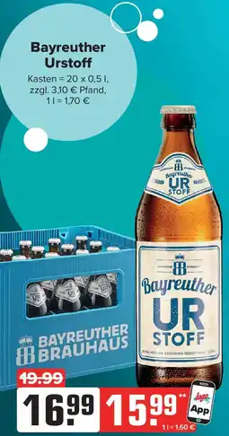 Logo Getränkemarkt Bayreuther Urstoff Angebot