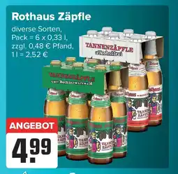 Logo Getränkemarkt Rothaus Zäpfle Angebot