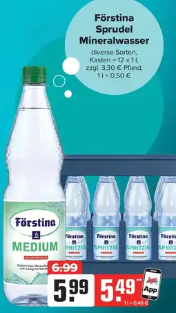 Logo Getränkemarkt Förstina Sprudel Mineralwasser Angebot