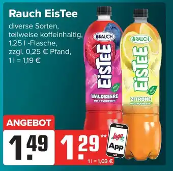 Logo Getränkemarkt Rauch EisTee Angebot
