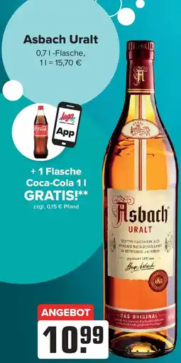 Logo Getränkemarkt Asbach Uralt Angebot