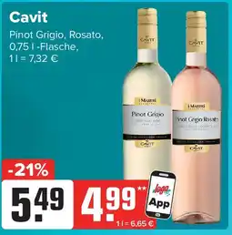 Logo Getränkemarkt Cavit Pinot Grigio, Rosato Angebot