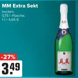 Logo Getränkemarkt MM Extra Sekt trocken Angebot