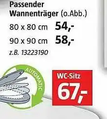 Bauhaus Passender Wannenträger Angebot