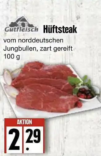 Edeka Frischemarkt Gutfleisch Hüftsteak Angebot