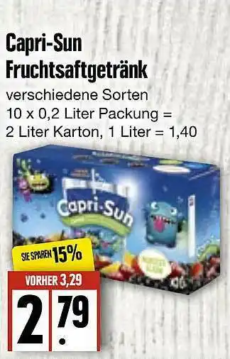 Edeka Frischemarkt Capri-sun Fruchtsaftgetränk Angebot