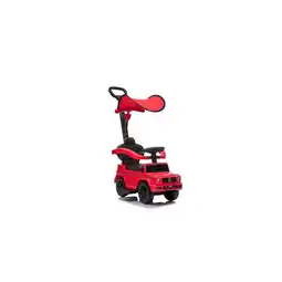 Netto Marken-Discount Moni Kinder Rutschauto Mercedes G350d 653-P, Musik, Schiebestange, Sonnendach rot Angebot