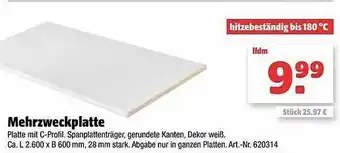 Hagebau Mehrzweckplatte Angebot