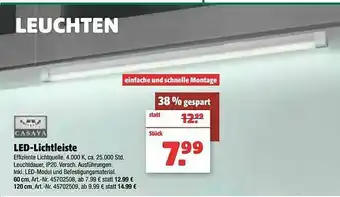 Hagebau Led-lichtleiste Casaya Angebot