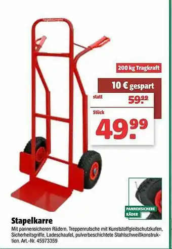 Hagebau Stapelkarre Angebot