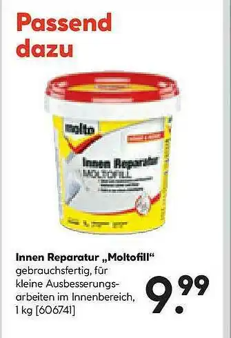 Hellweg Innen Reparatur „moltofill” Angebot