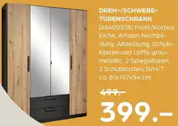 Möbel Buss Dreh-/schwebetürenschrank Angebot
