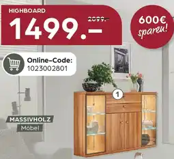 Möbel Buss Highboard Angebot