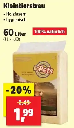 Thomas Philipps Kleintierstreu Holzfasern hygienisch Angebot