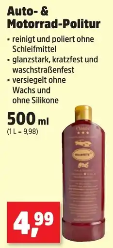 Thomas Philipps Auto- & Motorrad-Politur Angebot