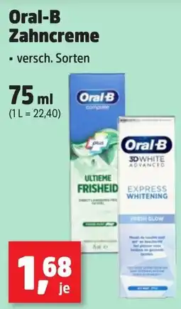 Thomas Philipps Oral-B Zahncreme Angebot