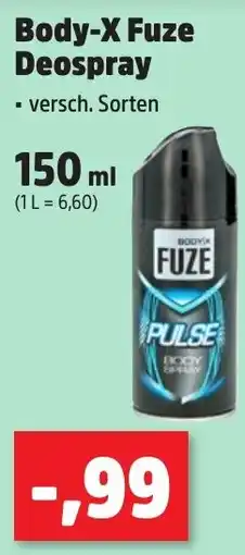 Thomas Philipps Body-X Fuze Deospray Angebot
