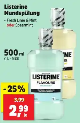 Thomas Philipps Listerine Mundspülung Angebot