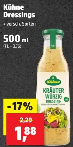 Thomas Philipps Kühne Kräuter würzig Dressing Angebot