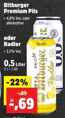 Thomas Philipps Bitburger Radler Angebot